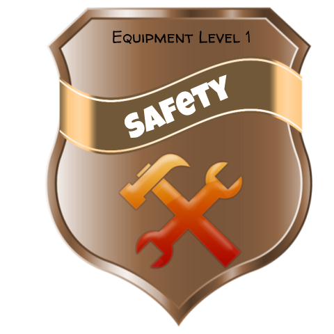 Safety Level 1 - Castle Engineering Lab - Badge List