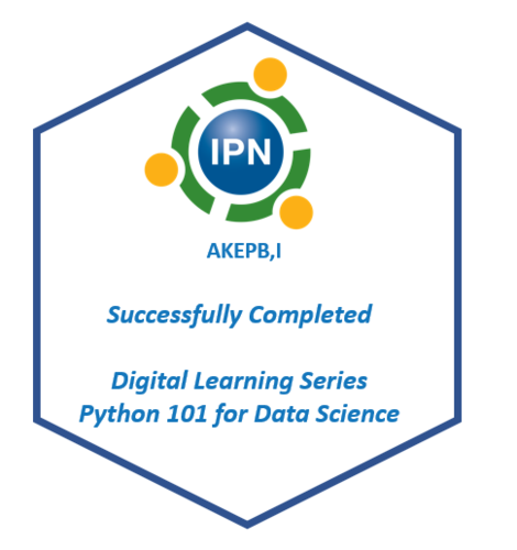 Python 101 for Data Science - Digital Learning Series - Badge List